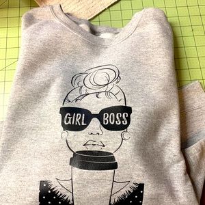 Girl Boss Sweatshirt ( Multiple sizes available)